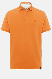 Cotton Piqué Polo Shirt, OCHRE, hi-res