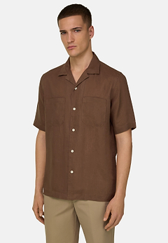 Camicia In Lino Regular Fit