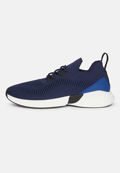 Men's Navy Recycled Yarn Willow Trainers Boggi Milano