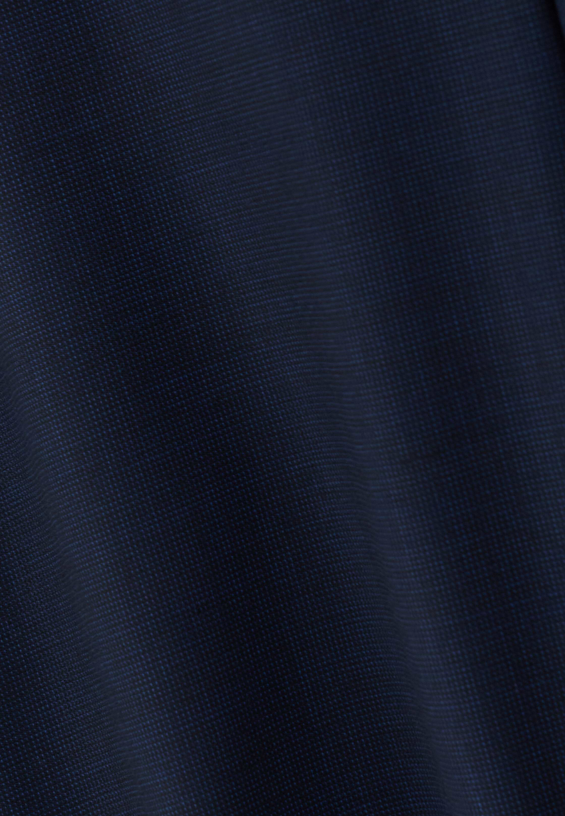 Suit Micro Patterned Stretch Wool, Navy blue, hi-res, 6