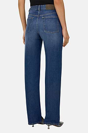 Cotton Denim Jeans, Medium Blue, thumb, 3