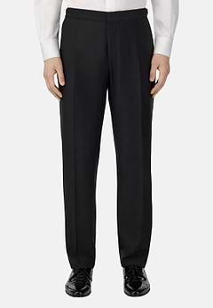 Single-Pleat Dinner Suit Trousers in Stretch Wool