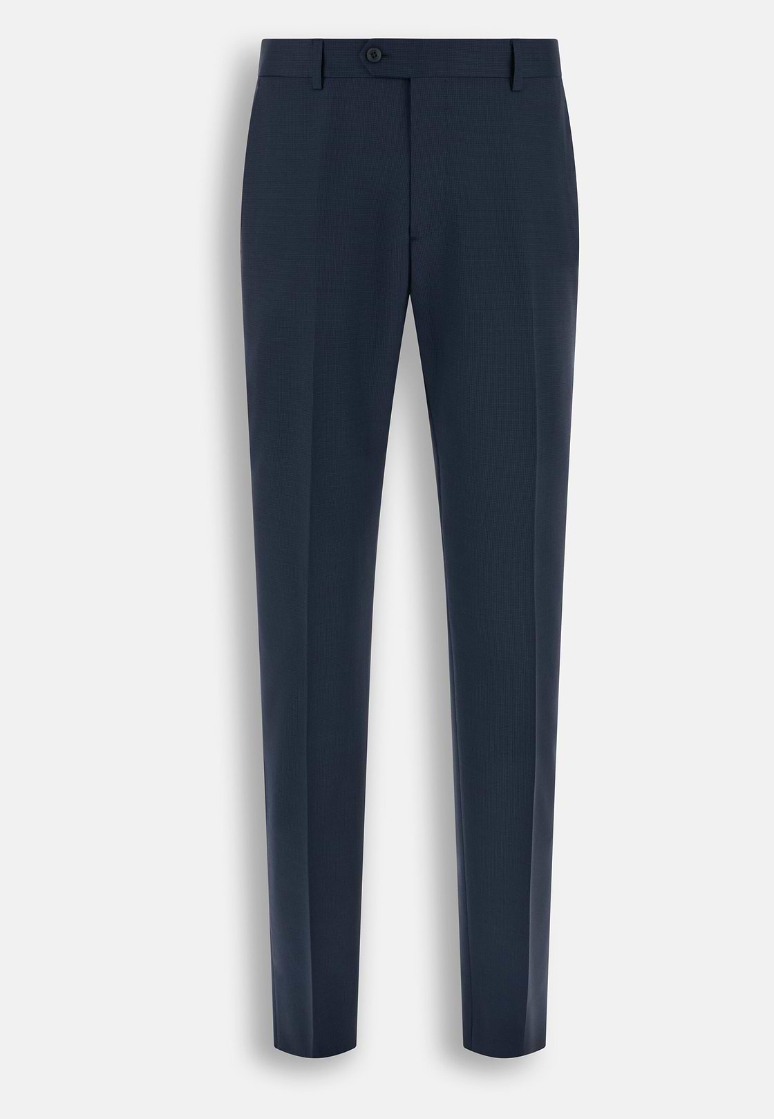 Suit Micro Patterned Stretch Wool, Navy blue, hi-res, 8