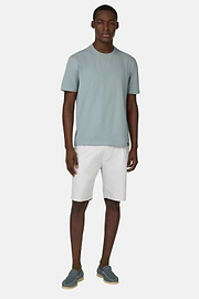 T-shirt En Coton Supima Extensible, Vert Clair, hi-res