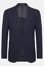 Jacket in Pure Travel Wool, Blue, hi-res