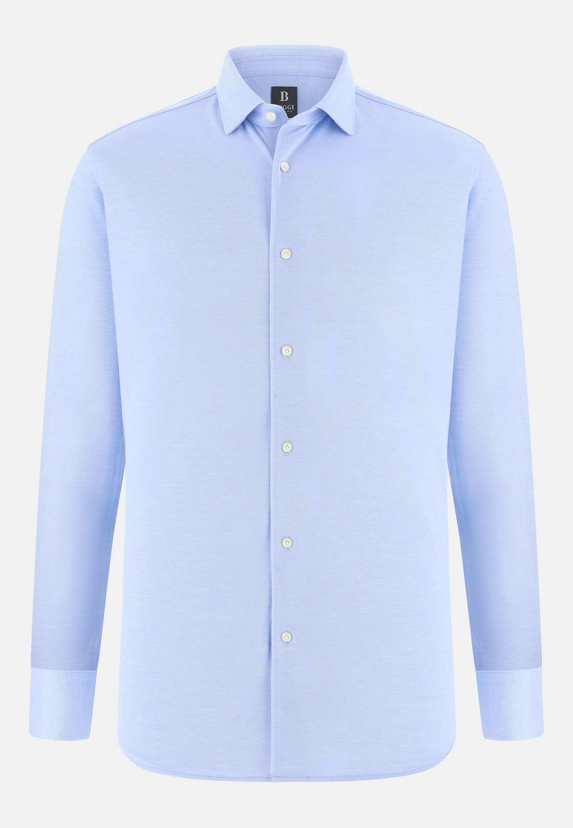 Regular Fit Cotton Jersey Polo Shirt, Light Blue, hi-res, 6