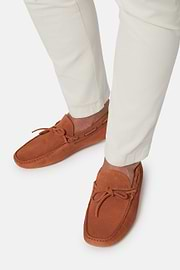 Wind Suede Loafers, Rot, hi-res