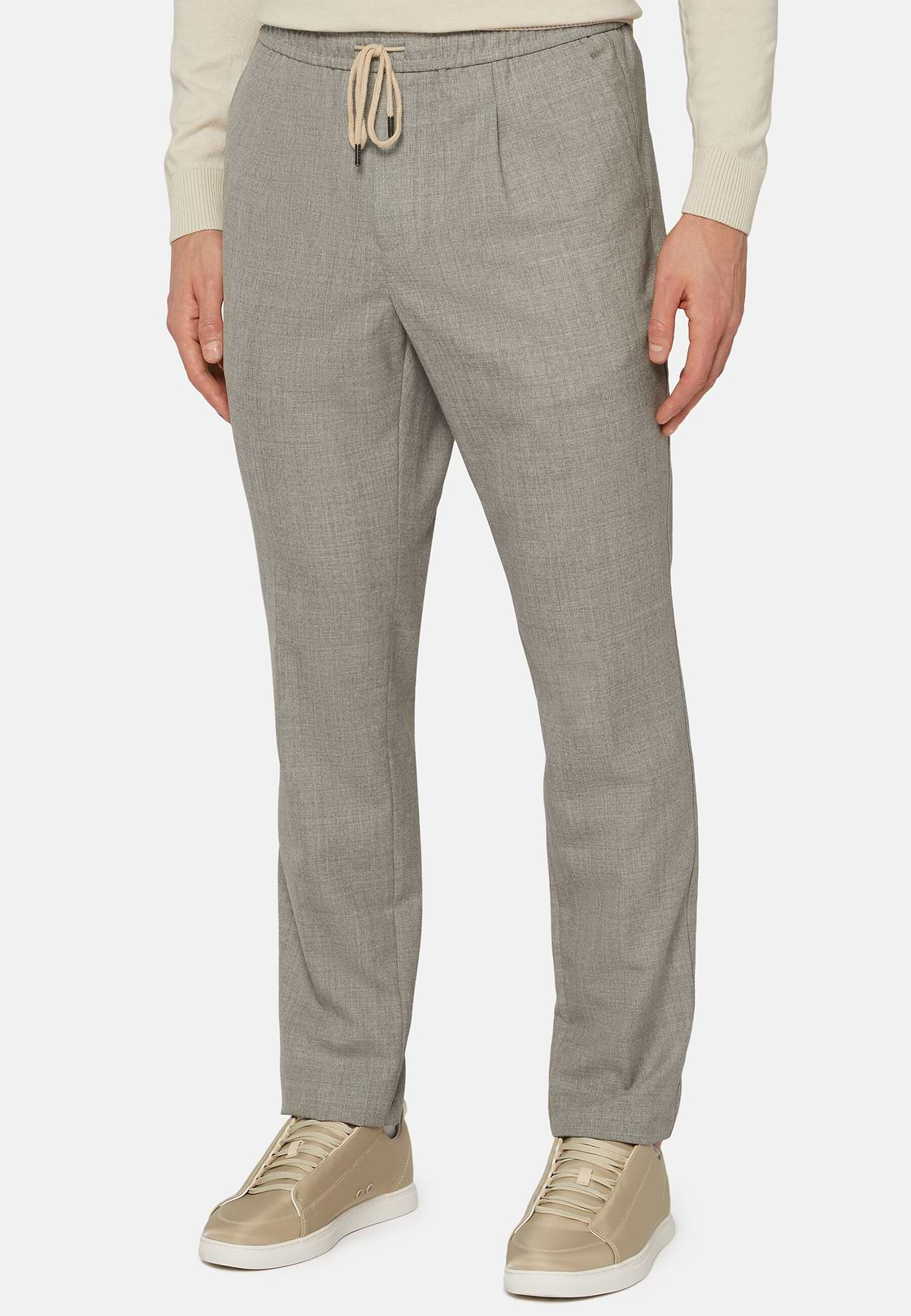 Pantalon City En Laine, gris clair, hi-res