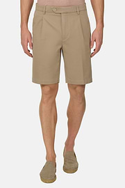 Bermudahose Aus Elastischem Tencel, Schlamm, thumb, 1