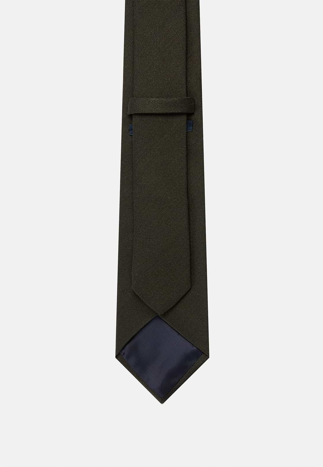 Wool Blend Tie, Green, hi-res