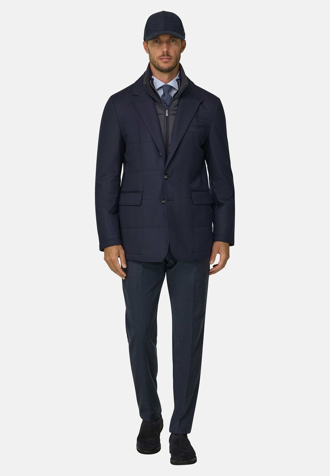Jack Gemêleerd in Wol, Navy blue, hi-res, 2