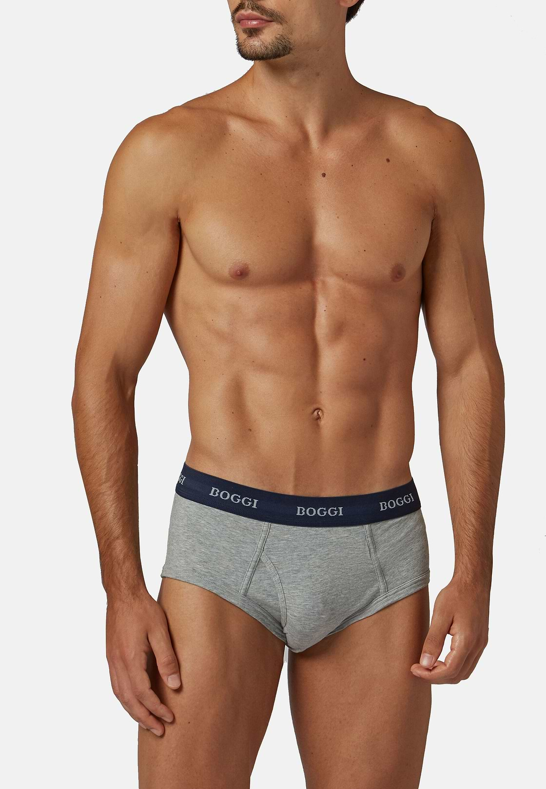 Slip En Jersey De Coton Stretch, Gris, hi-res