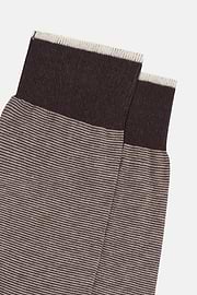 Calcetines Microrrayas, Marron oscuro, thumb, 3
