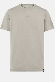 T-Shirt In Stretch Supima Cotton, Taupe, hi-res