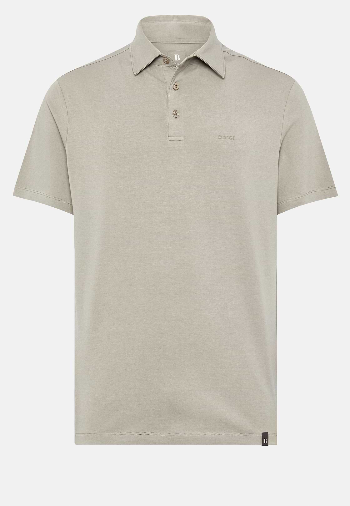 Polo De Algodón Supima Elástico, Taupe, hi-res