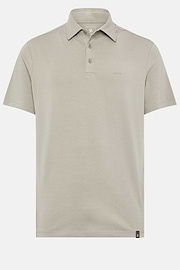 Polo En Coton Supima Extensible, Taupe, hi-res