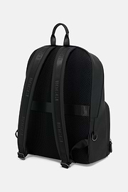 Rucksack Klein aus Technischem Gummiertem Gewebe, Schwarz, thumb, 4