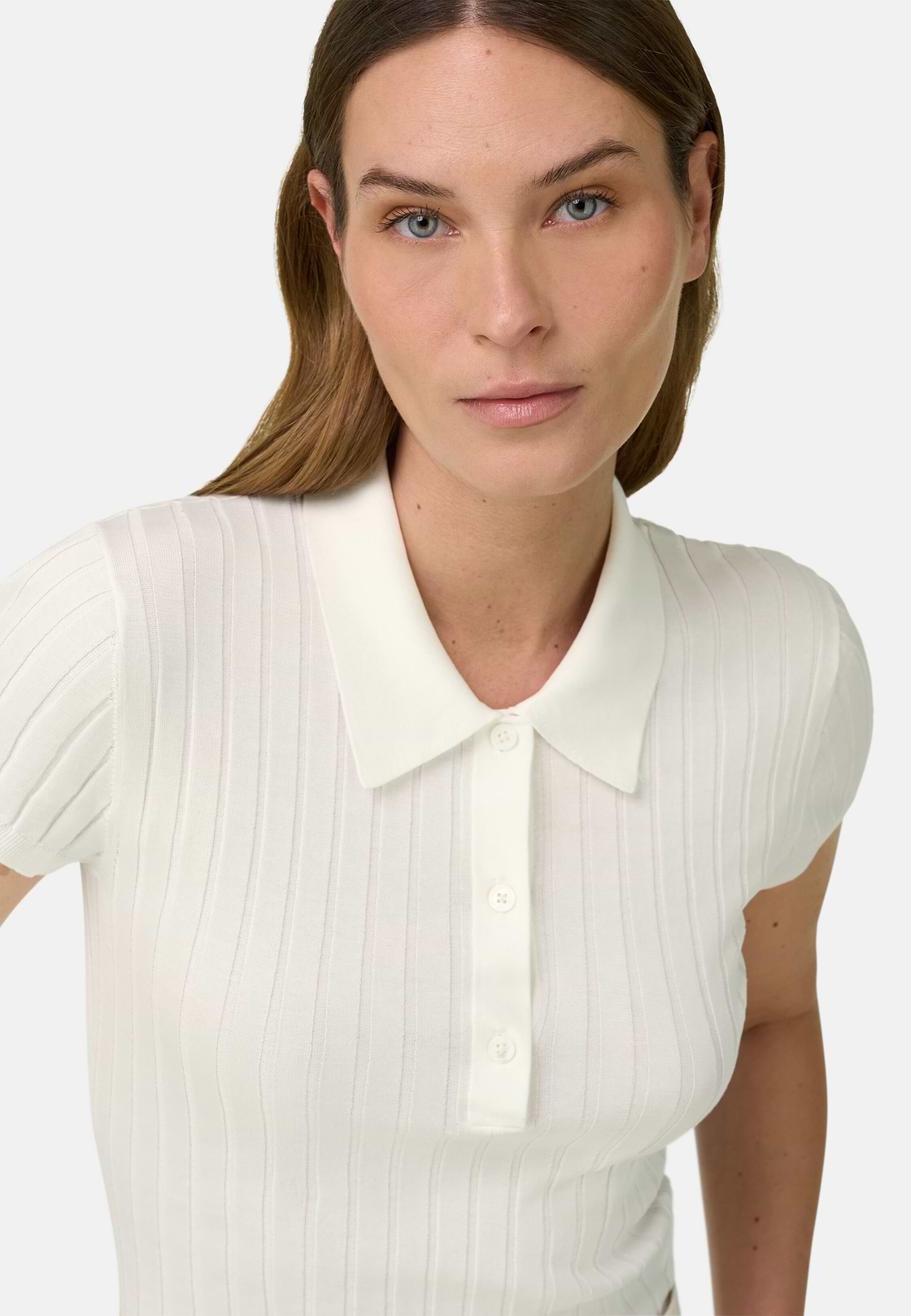 Polo Di Maglia In Cotone Seta, Bianco, hi-res, 4
