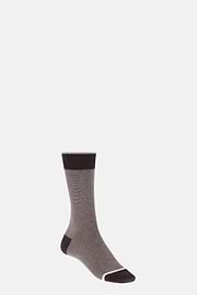 Calcetines Microrrayas, Marron oscuro, thumb, 1
