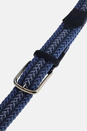 Cintura Intrecciata Misto Viscosa, Navy, thumb, 3