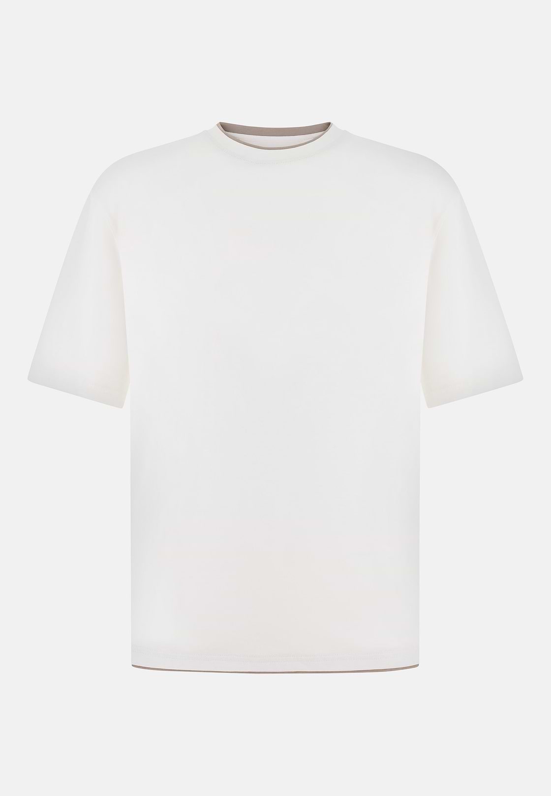 T-Shirt aus Pima-Baumwolle, Weiß, hi-res, 5