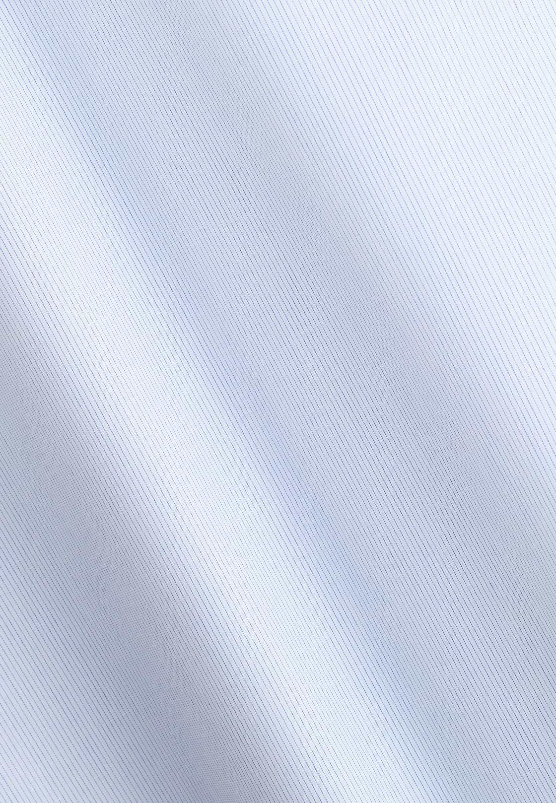 Shirt Striped Cotton Slim Fit, Blue, hi-res, 5