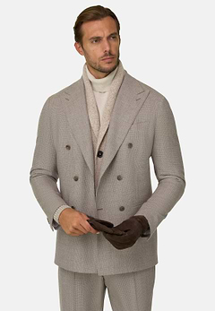Suit Double-Breasted in Super 130 Wool
