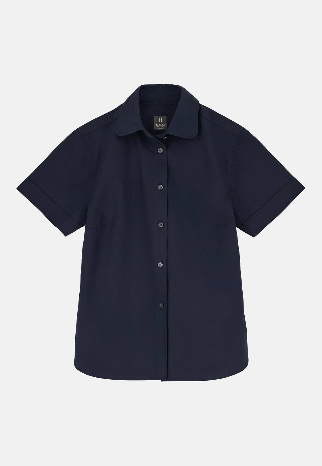 Hemd Aus Baumwolle Regular Fit, Navy blau, hi-res, 5