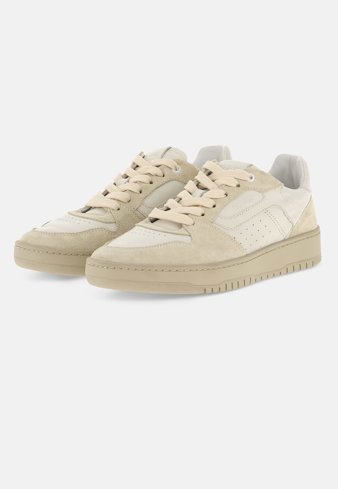 ORIGIN Trainers in Leather Blend, OFFWHITE, hi-res, 3