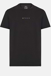 High-Performance Piqué Polo T-Shirt, Black, hi-res