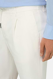 Bermuda Summer Aus Baumwollstretch, Weiß, thumb, 4
