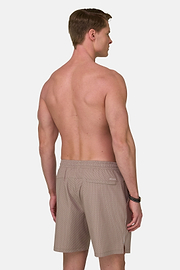 Bedruckte Badehose Aus Technischem Gewebe, Schlamm, thumb, 3