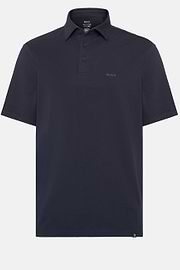 Polo Aus Elastischer Supima-Baumwolle, Navy blau, hi-res