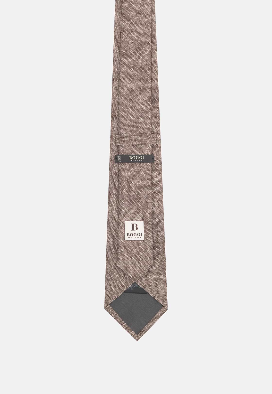 Corbata de Seda Efecto Jaspeado, Taupe, hi-res, 3
