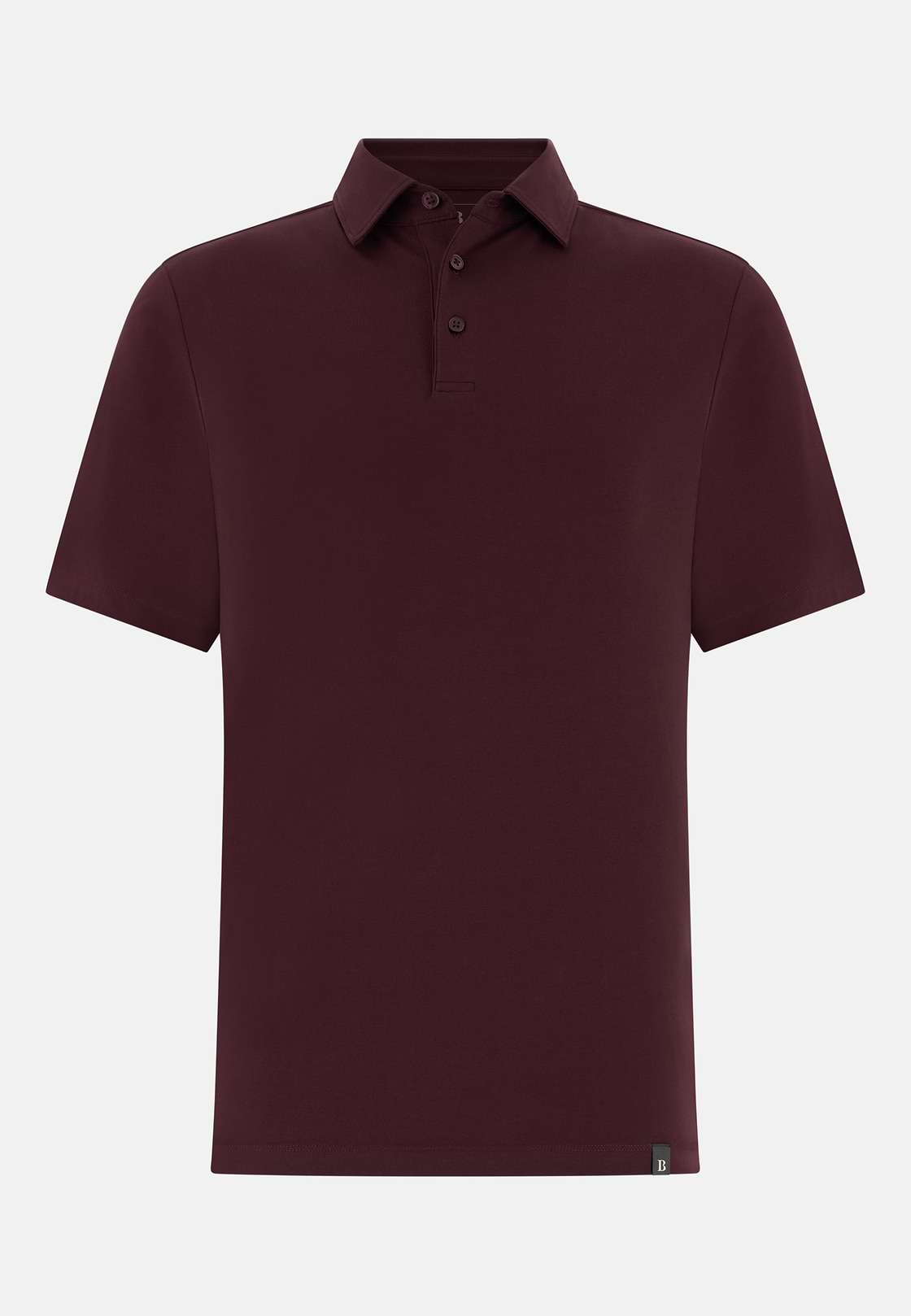 Polo Aus Elastischer Supima-Baumwolle, Burgundy, hi-res, 5