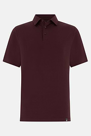 Polo Aus Elastischer Supima-Baumwolle, Burgundy, thumb, 5