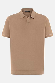Polo En Maille Crêpe De Coton, , thumb, 5