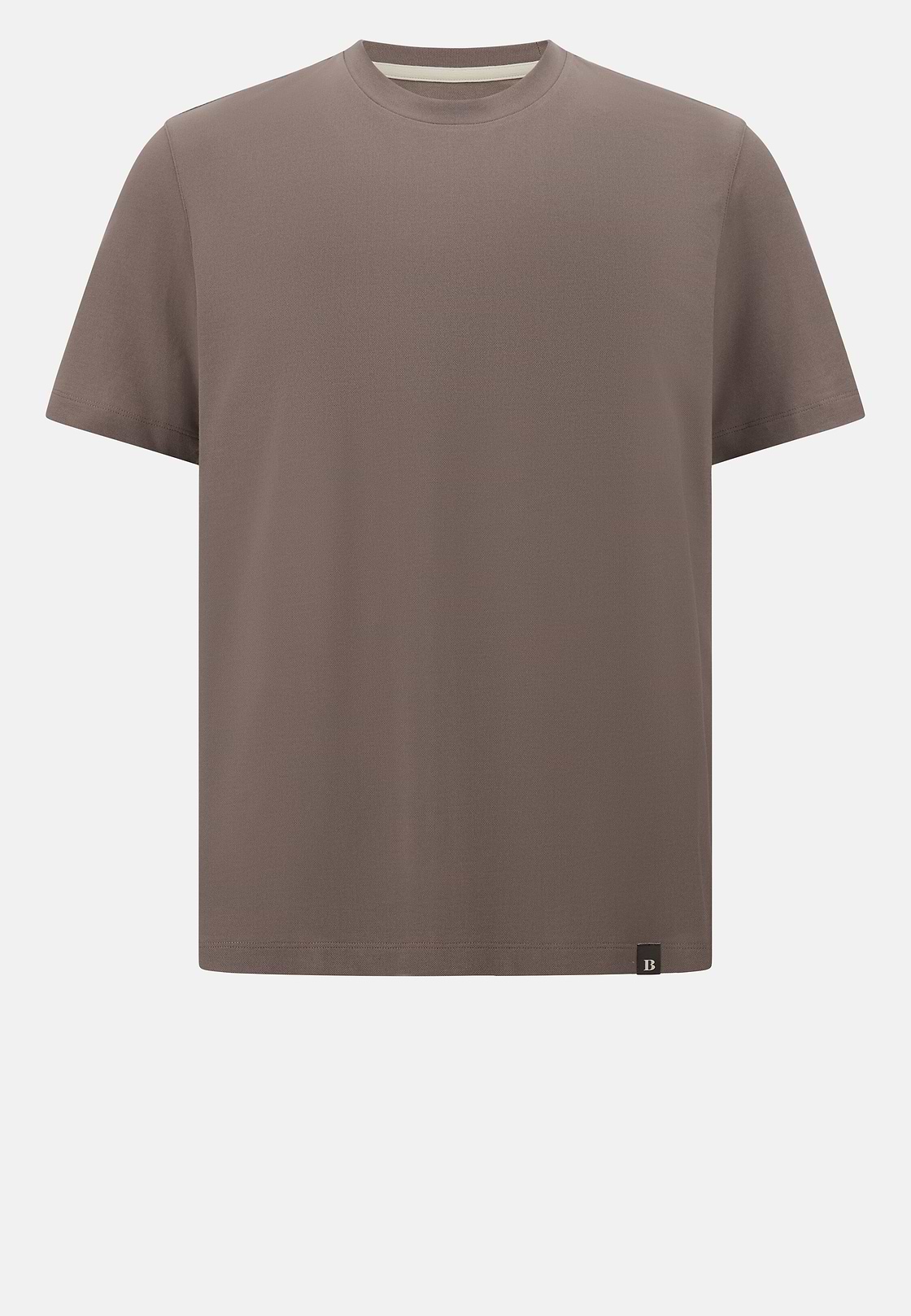 T-shirt En Piqué Performant S.Cafè®, Taupe, hi-res