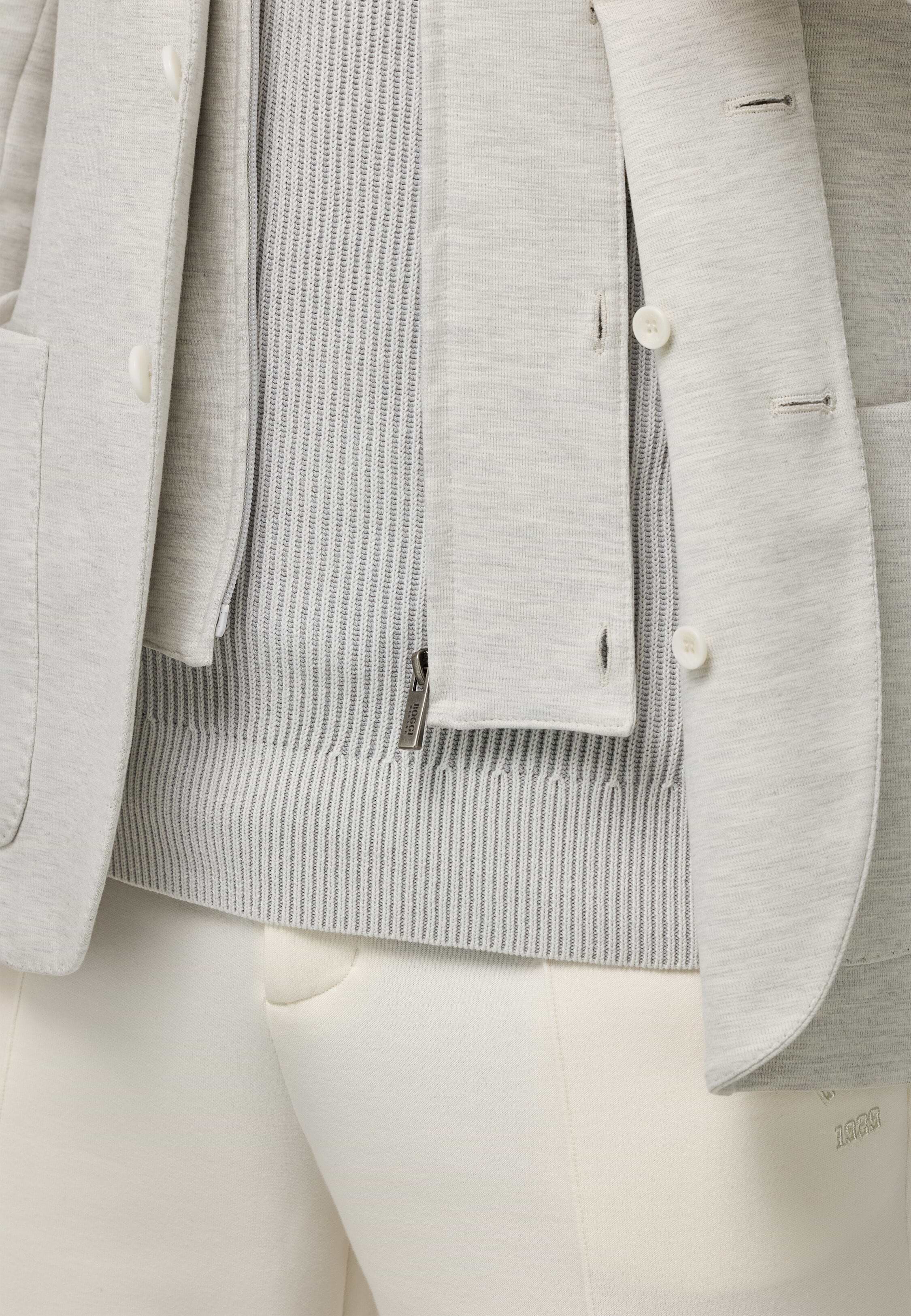 Men's Madison Cotton Blend Sweatshirt Jacket | Boggi Milano