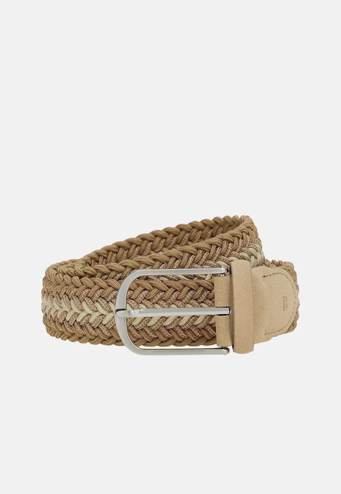 Cintura Intrecciata Elasticizzata, Beige, hi-res