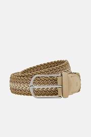 Cintura Intrecciata Elasticizzata, Beige, hi-res