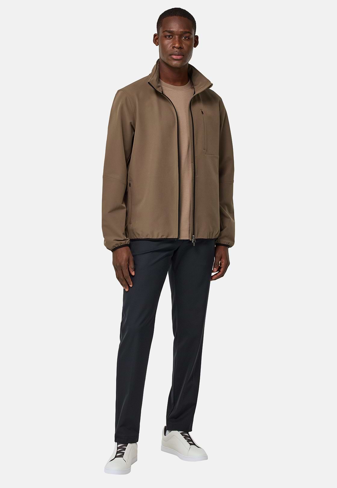 Veste Technique Entièrement Zippée, Boue, hi-res