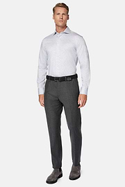 Regular Fit Cotton Jersey Polo Shirt, Light grey, hi-res
