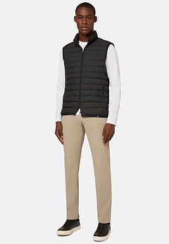 Gilet En Tissu Recyclé En Duvet D'Oie