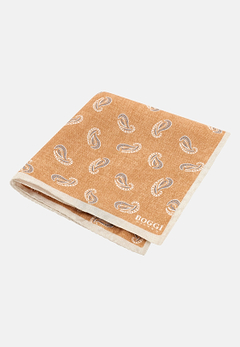 Paisley Print Silk Pocket Square