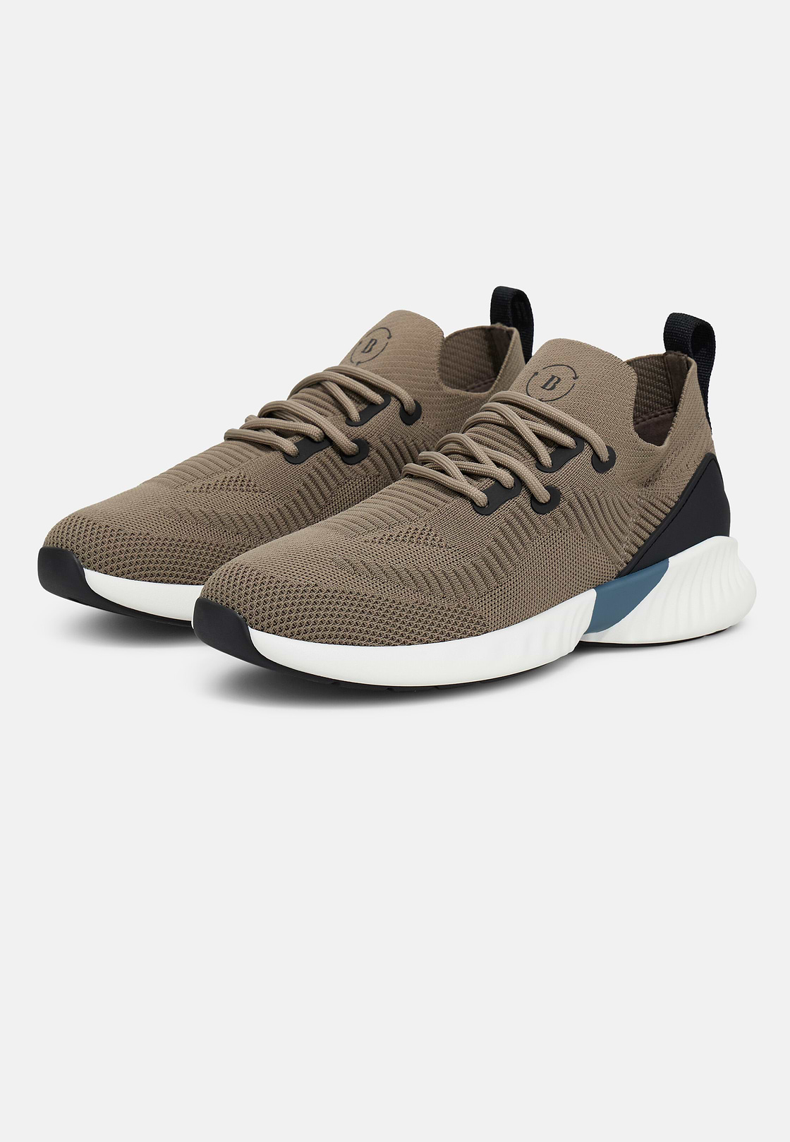 Willow Trainers in 75% Recycled Yarn, Taupe, hi-res