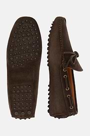 Wind Loafers in Suede Leather, Dark brown, hi-res