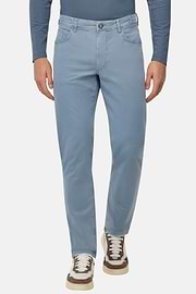 Stretch Cotton Jeans, Indigo, hi-res