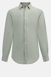 Regular Fit Tencel Linen Shirt, Green, hi-res