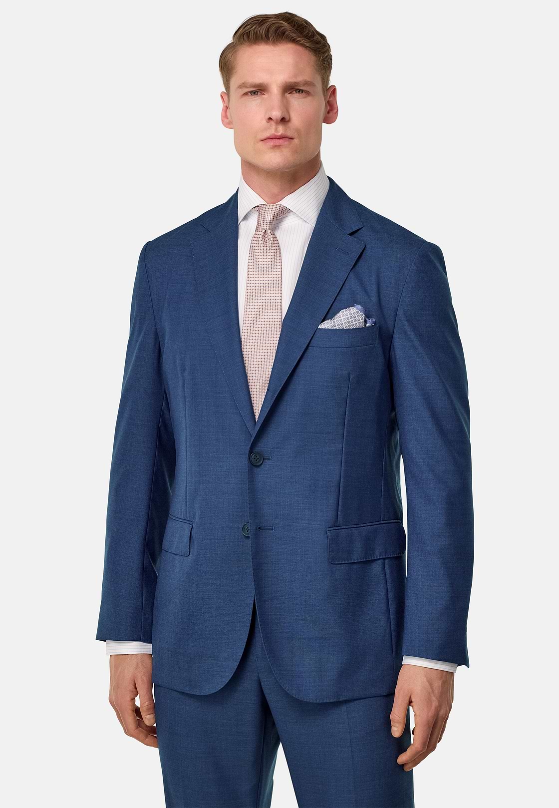 Pure Tropical Wool Suit, Indigo, hi-res, 1